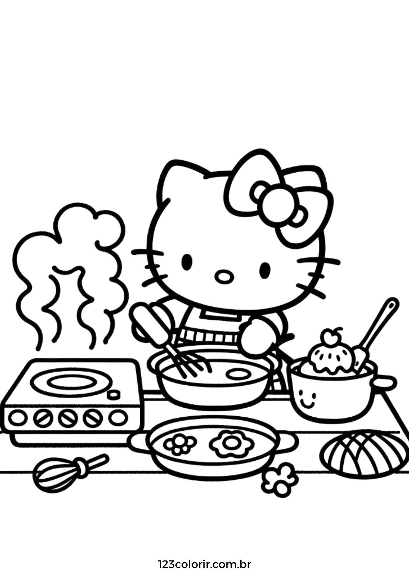 desenhos fofos da hello kitty