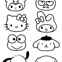 atividade de colorir hello kitty