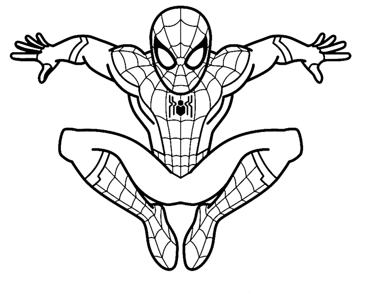 pintar homem aranha