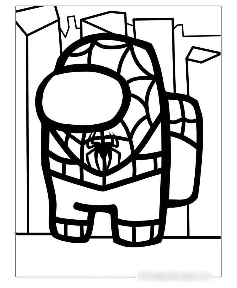 homem aranha para colorir pdf
