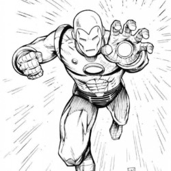 vingadores para colorir homem de ferro