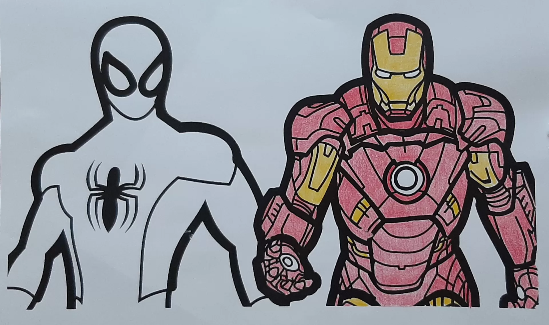 esquema de cores homem de ferro