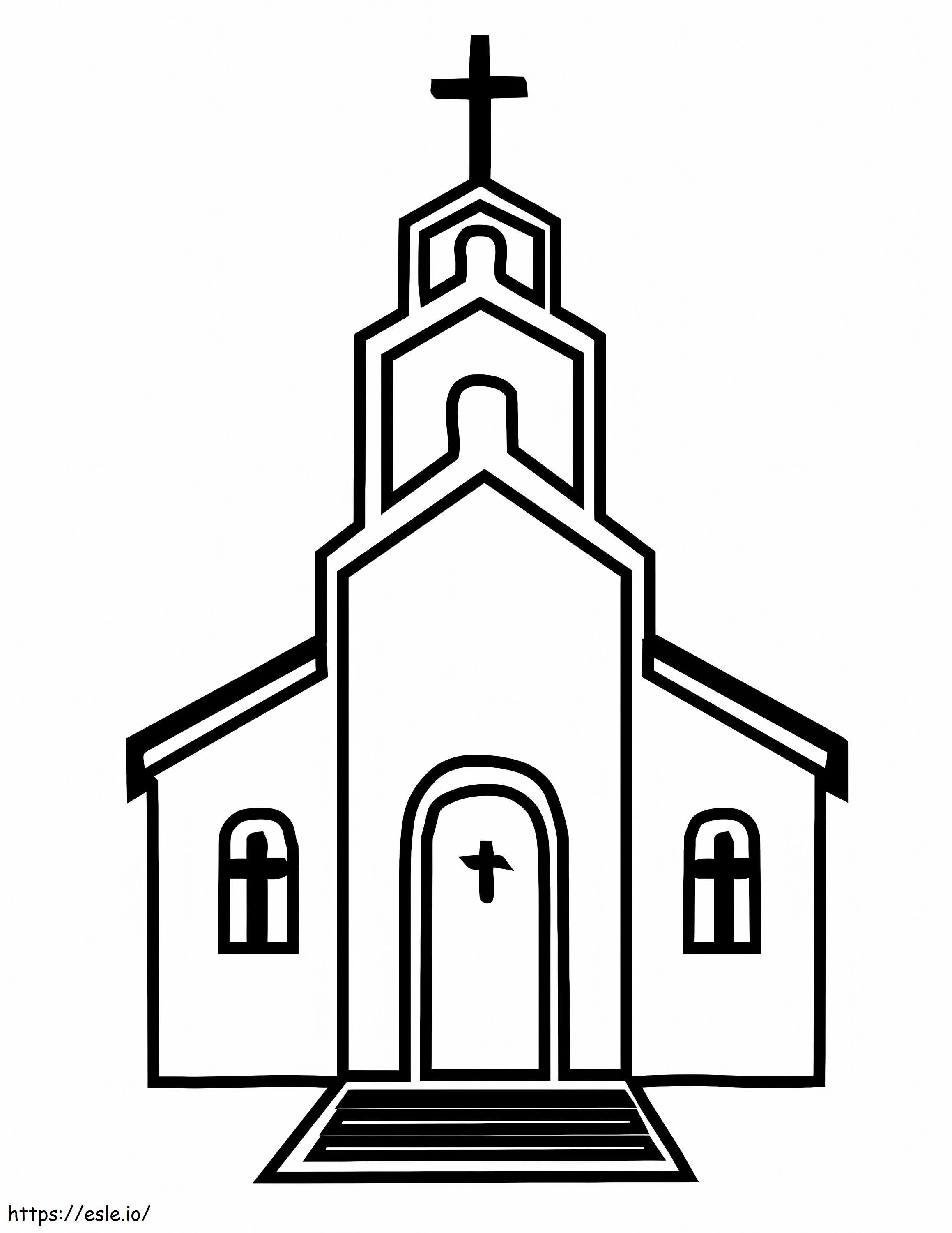 igreja para pintar