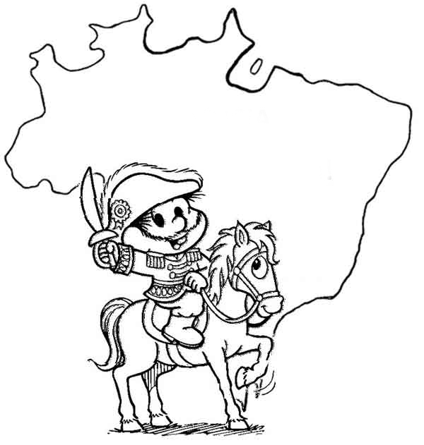 desenhos cívicos para colorir