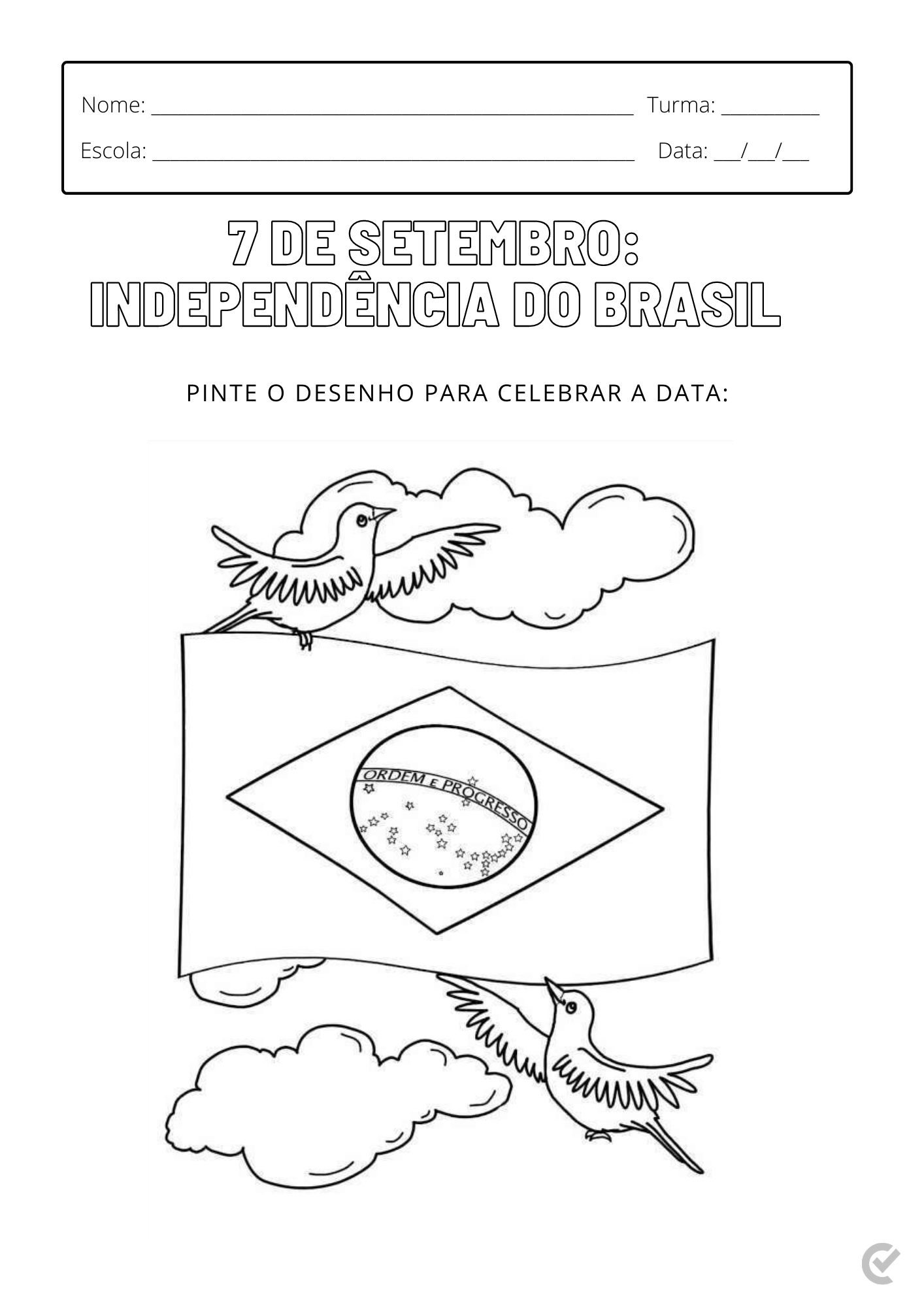atividade 7 de setembro para imprimir