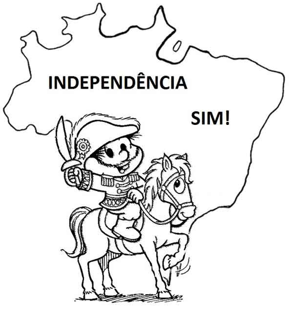 desenhos cívicos para colorir