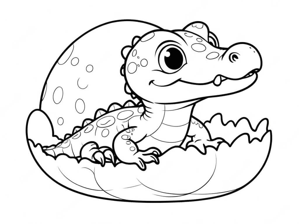 jacaré desenho animado