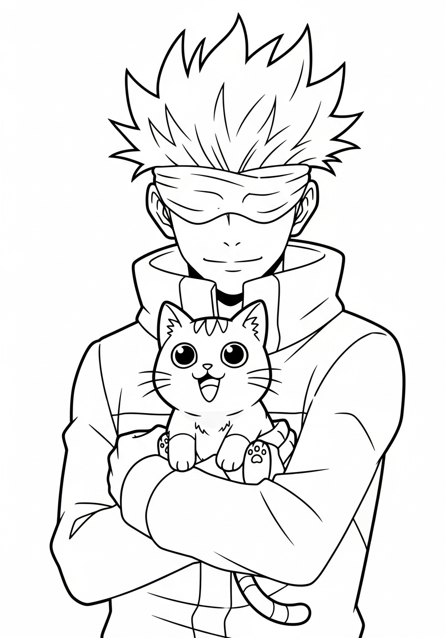 colorir personagens jujutsu kaisen