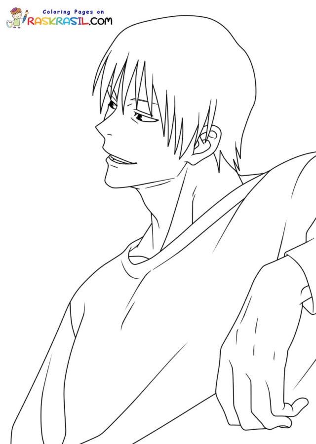 megumi fushiguro para colorir