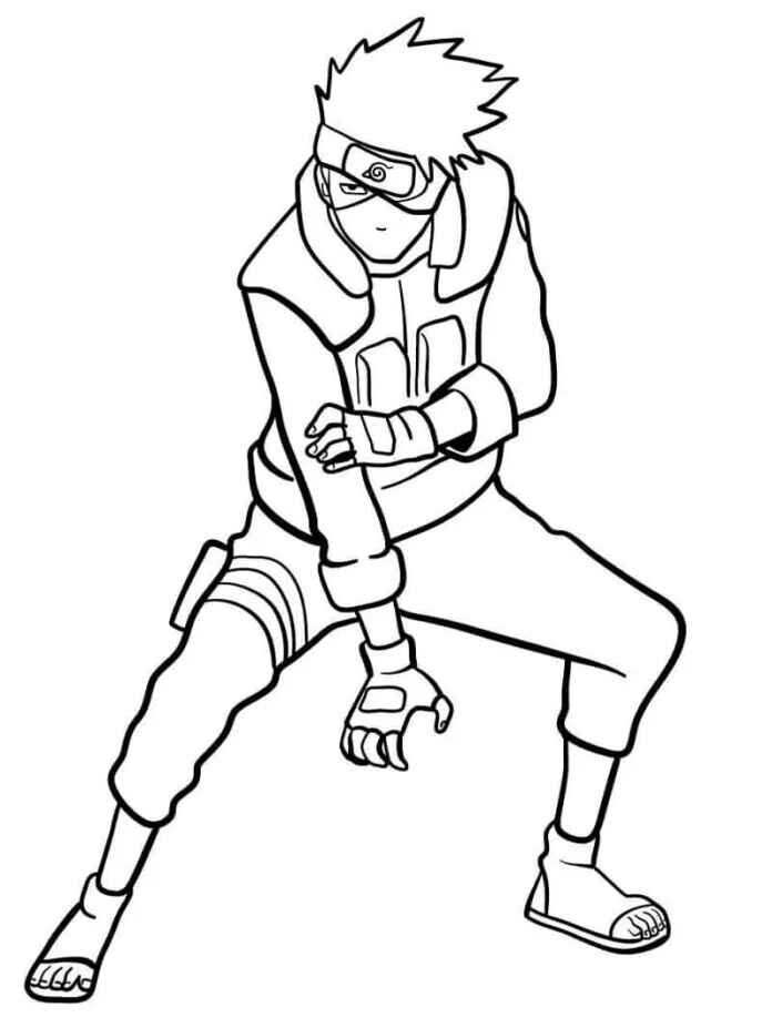naruto para colorir