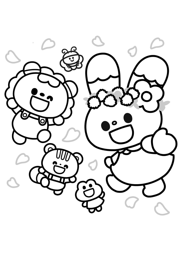 desenhos kawaii para imprimir grátis