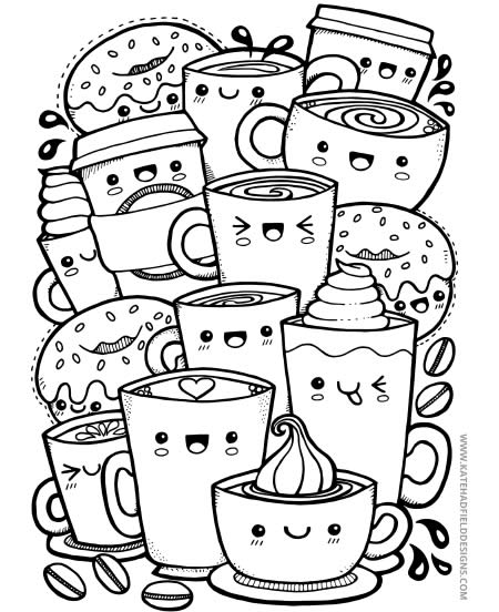 desenhos kawaii para download