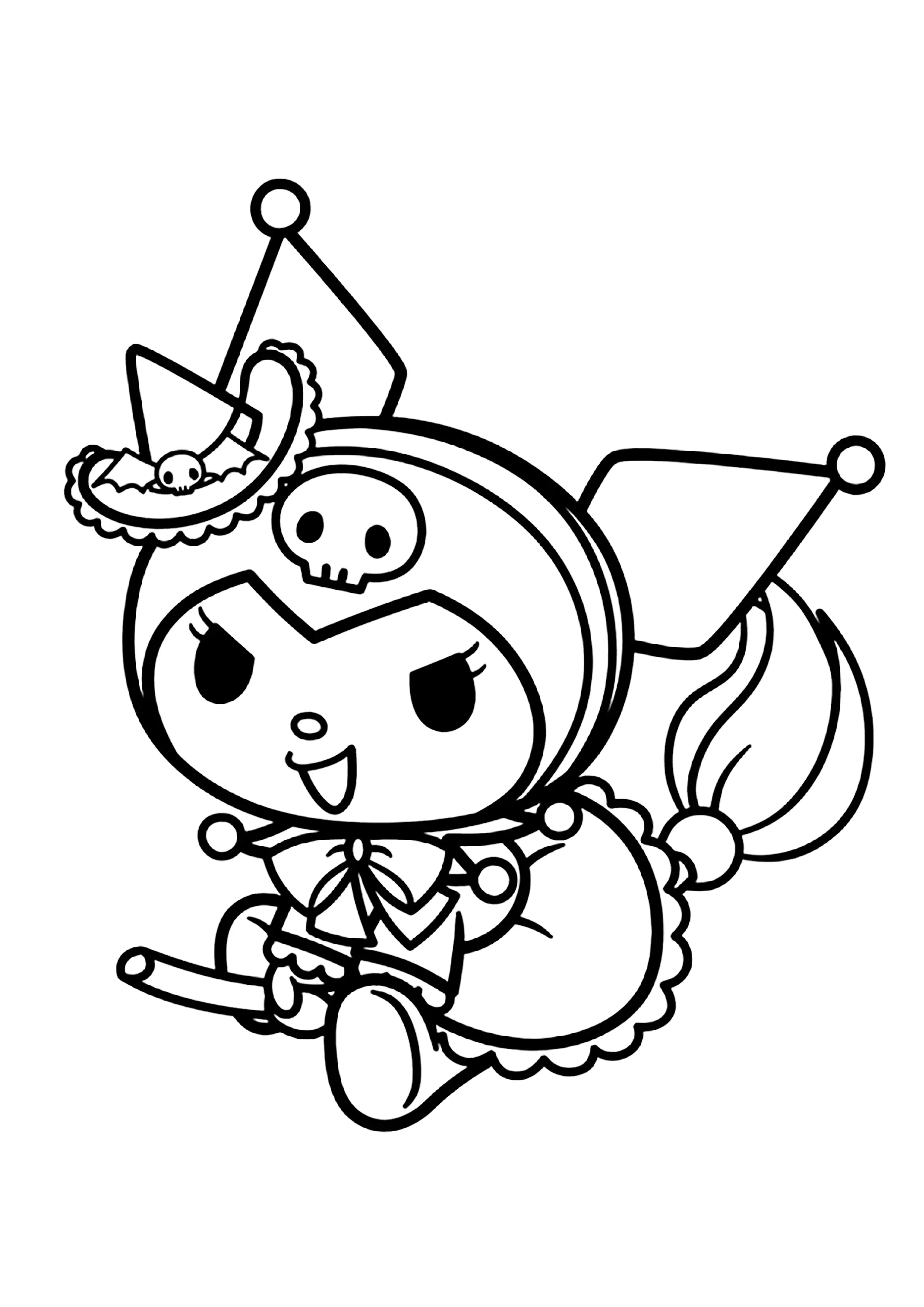 desenho da kuromi facil