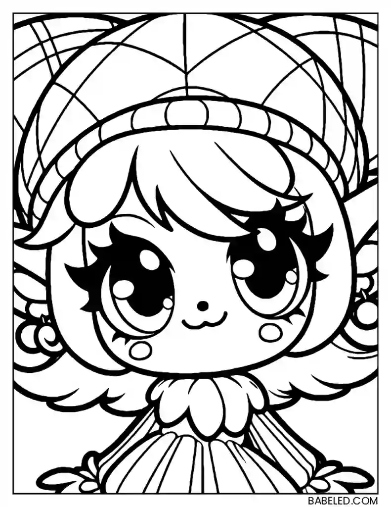 kuromi kawaii para colorir