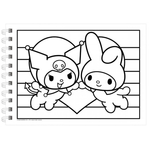 kuromi desenhos para crianças