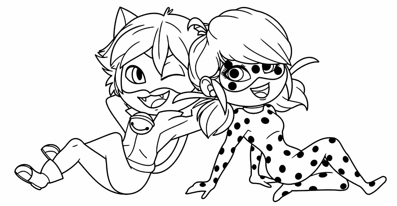 cat noir desenho para imprimir