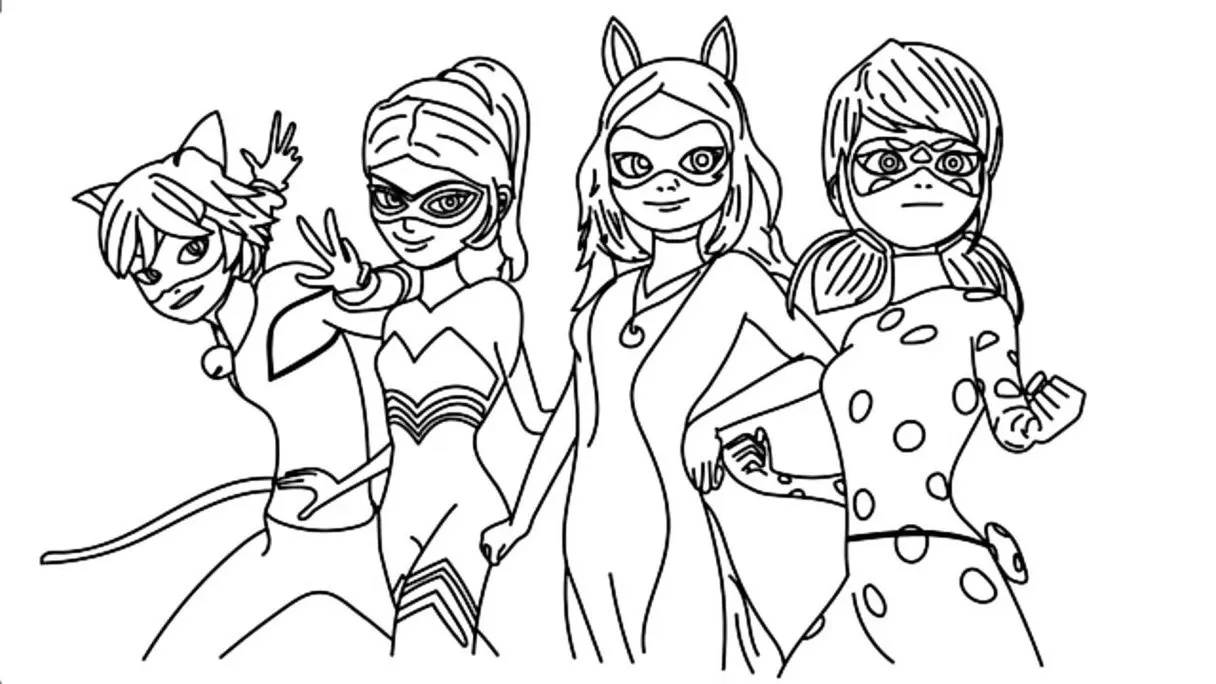 miraculous ladybug desenhos para colorir