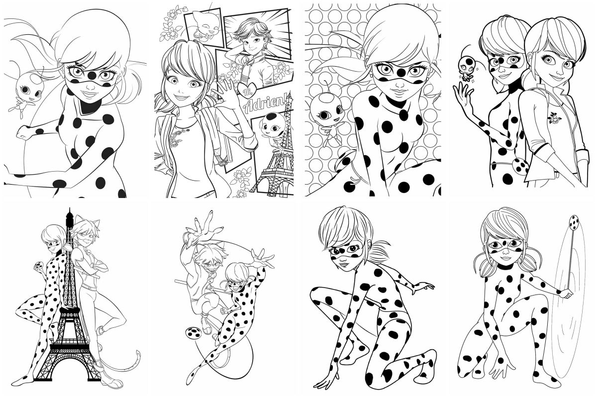 tikki e plagg para colorir