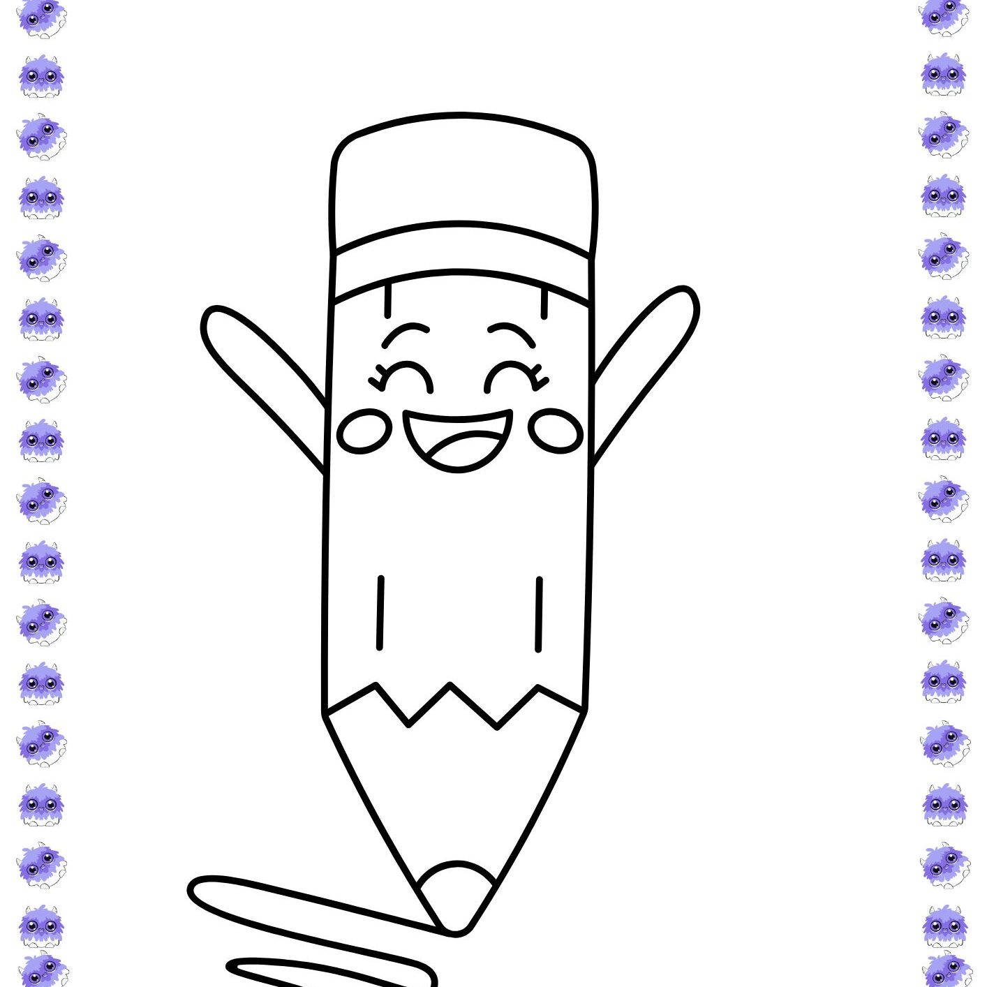 desenhos de lápis para imprimir e colorir