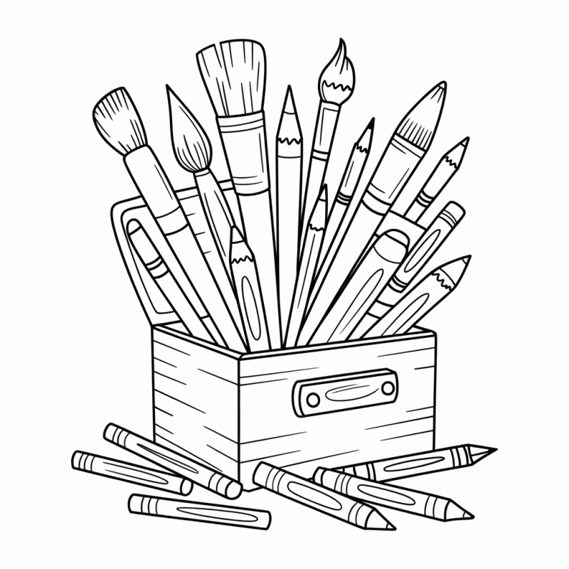 desenhos de lápis de cor para pintar