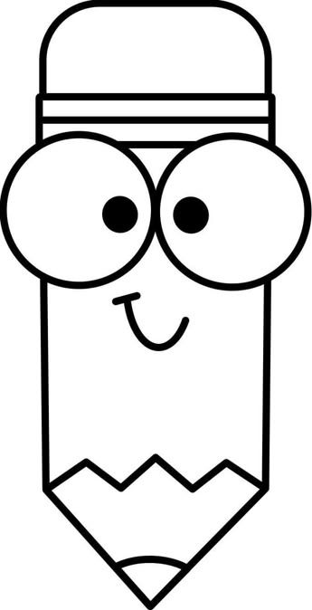 desenhos de lápis contorno para colorir