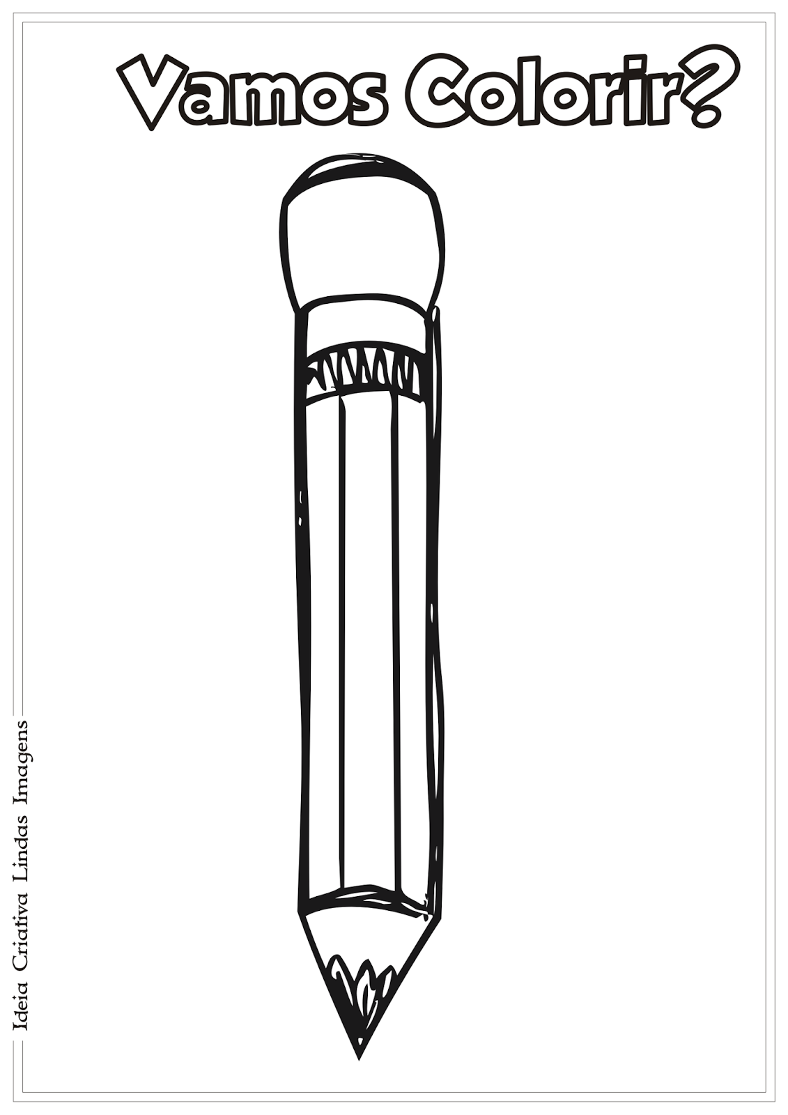 desenhos de lápis saltando para colorir
