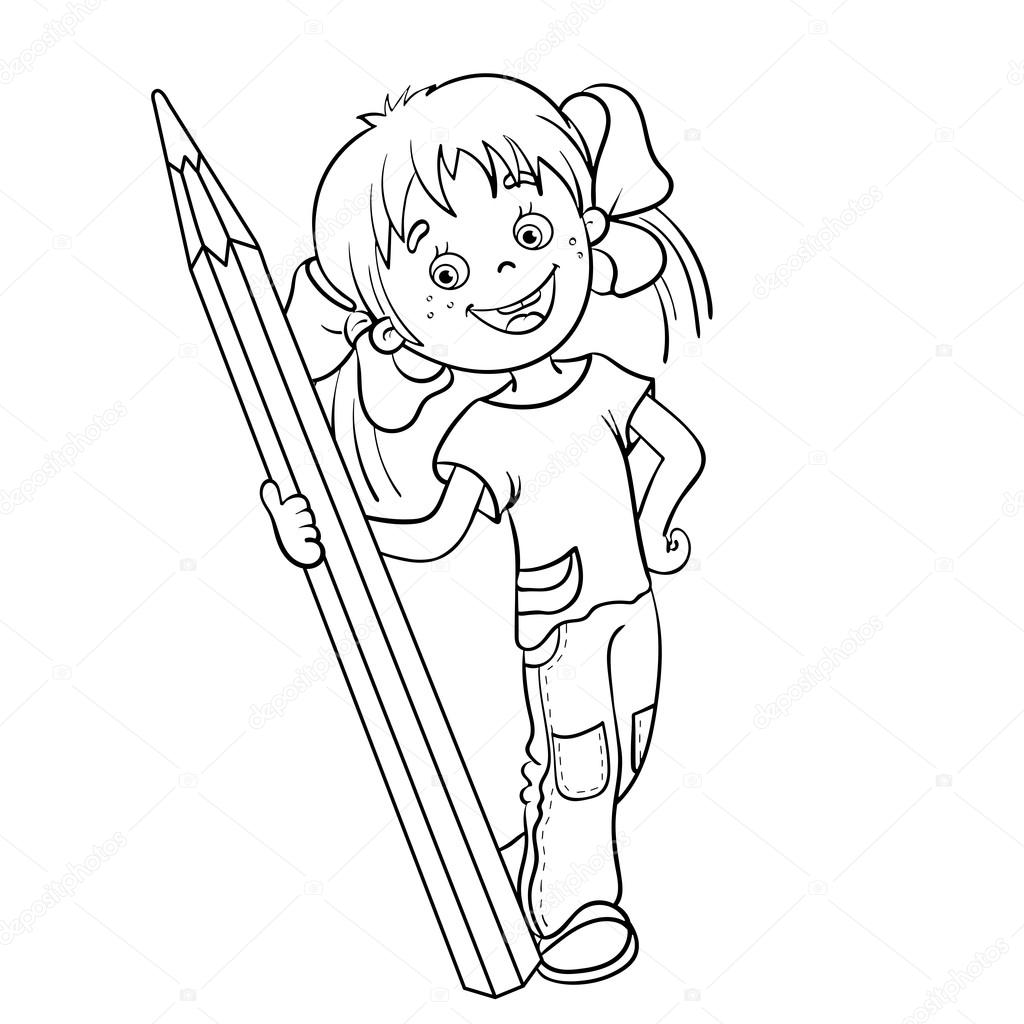 moldes de lápis para colorir