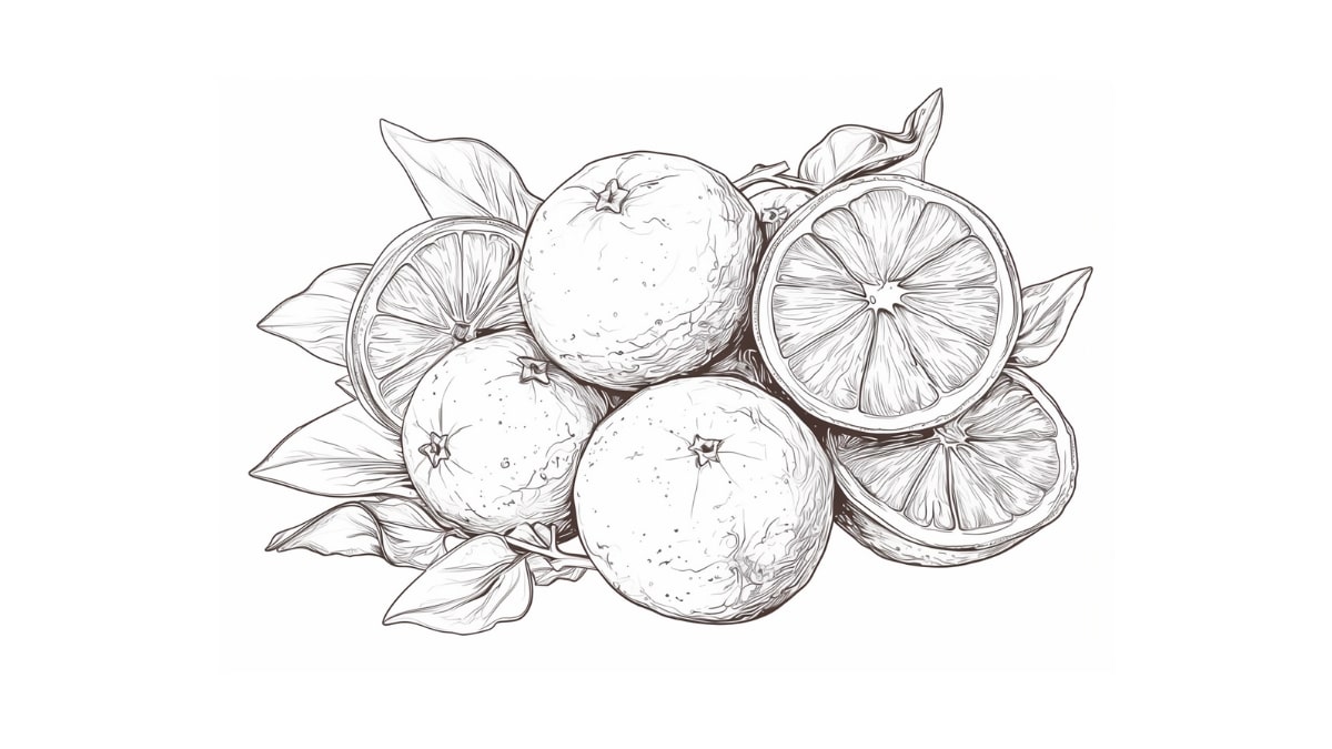 desenhos de frutas para colorir