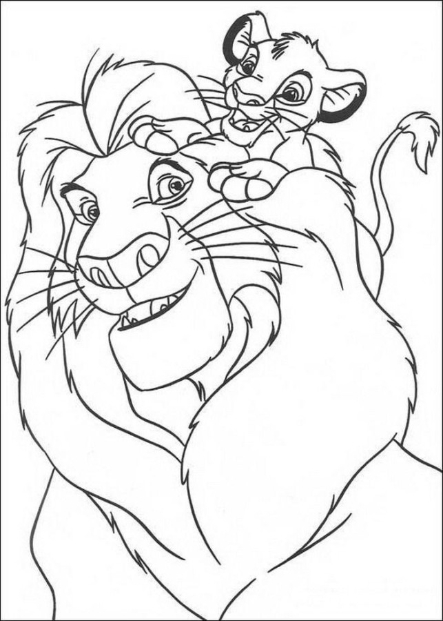 desenho de leão para imprimir grátis
