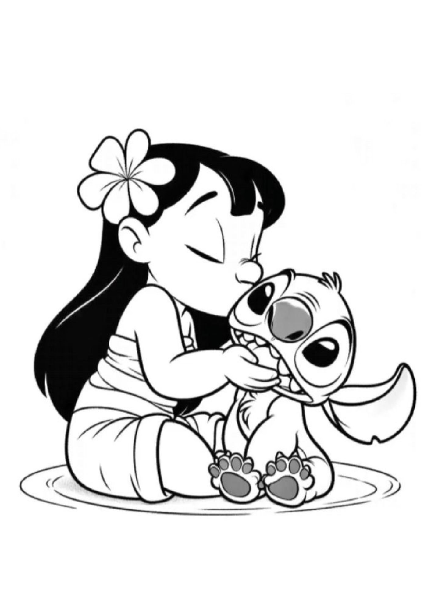desenho stitch para colorir