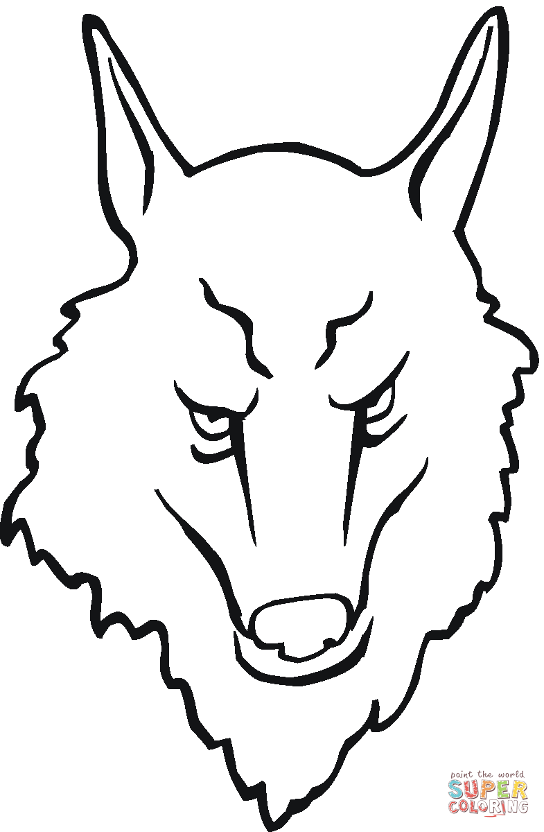 lobo para colorir pdf