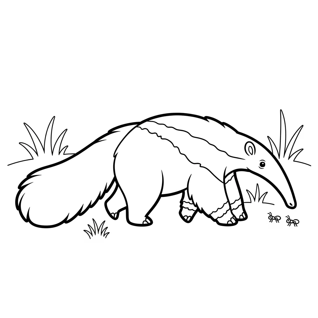 desenho de animal do cerrado para colorir