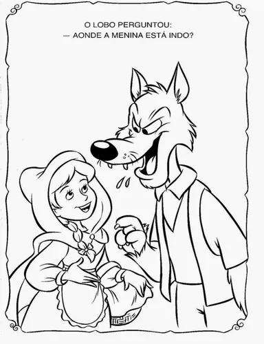 personagens de contos de fadas para pintar