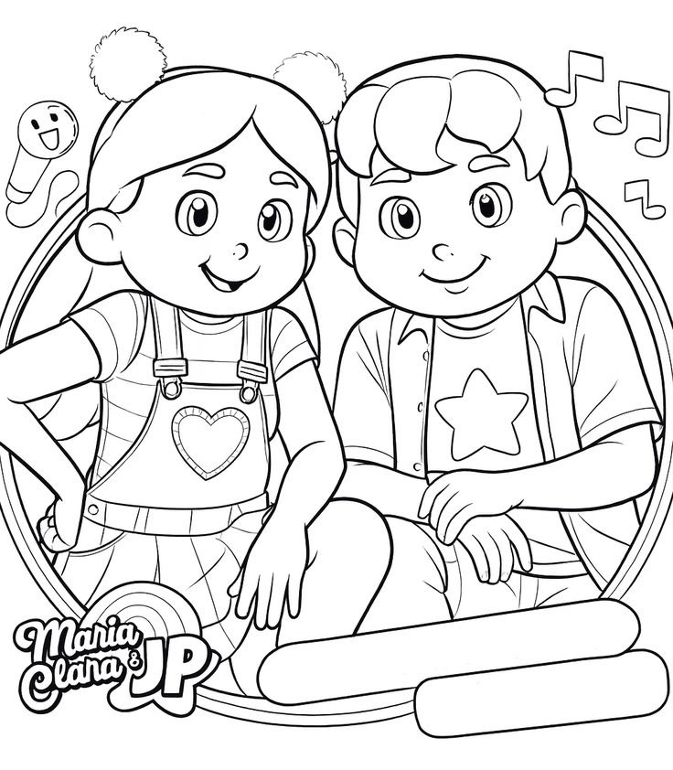 desenhos da Maria Clara e JP para imprimir