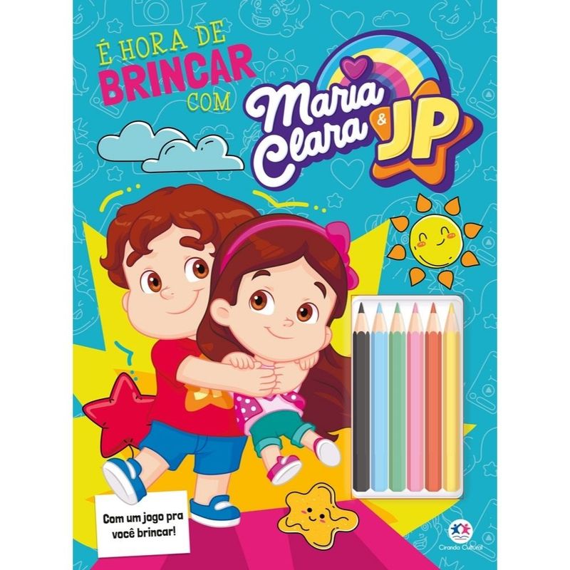 desenhos educativos Maria Clara e JP