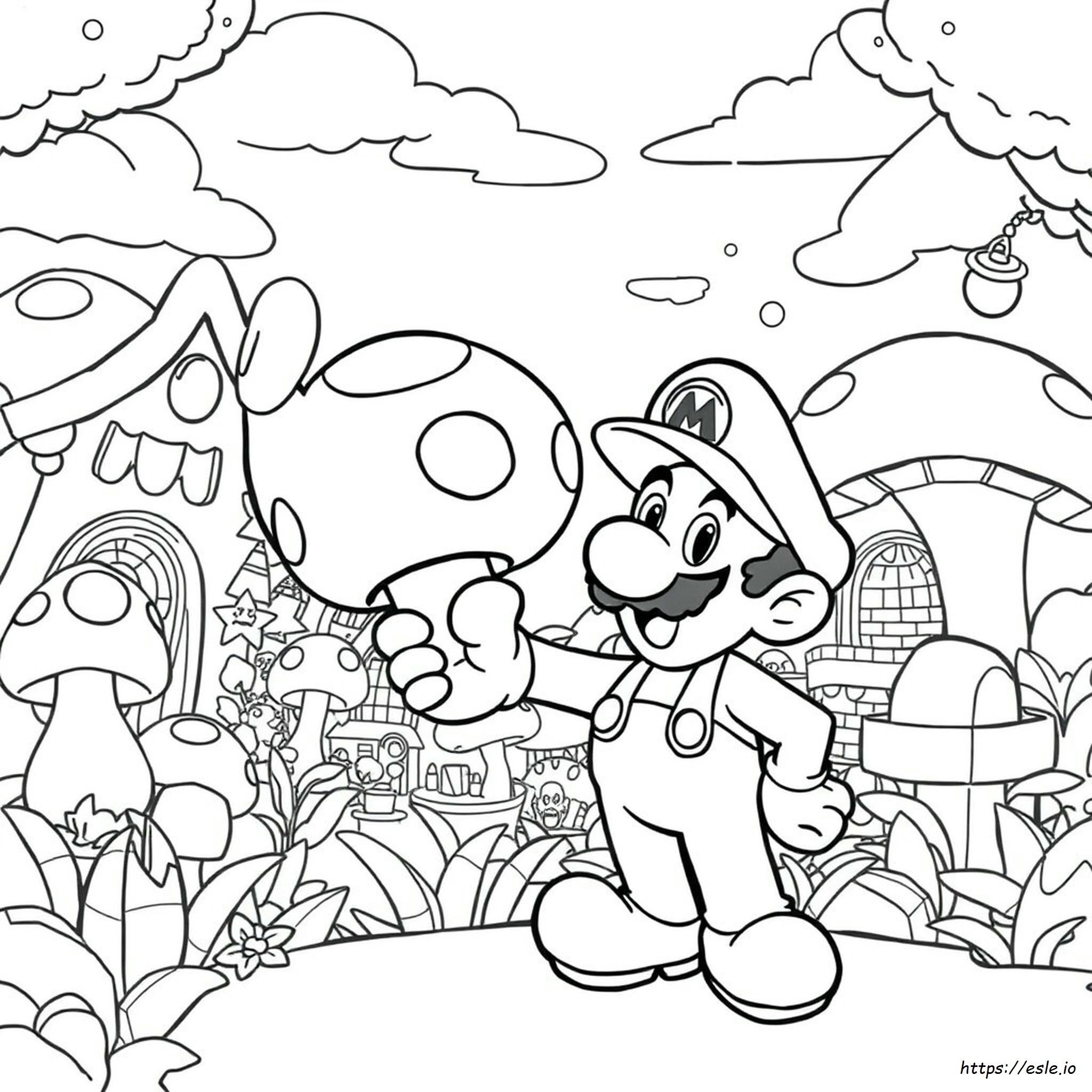 imagens do Mario Bros para imprimir e colorir