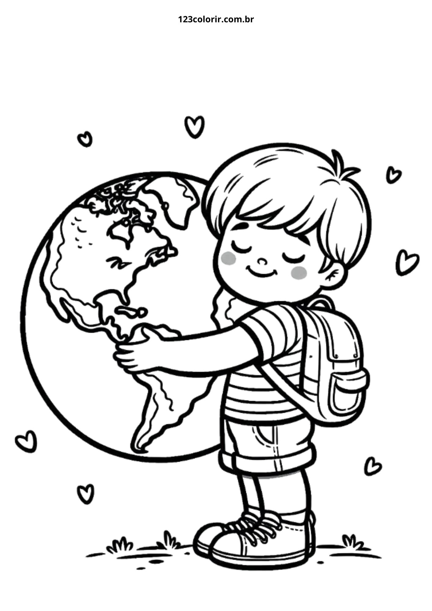 desenhos para colorir sobre reciclagem