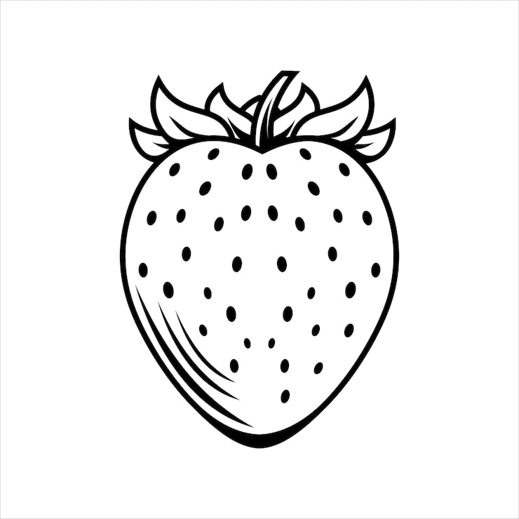 desenho de fatia de melancia para colorir