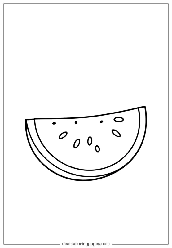 melancia desenho fácil