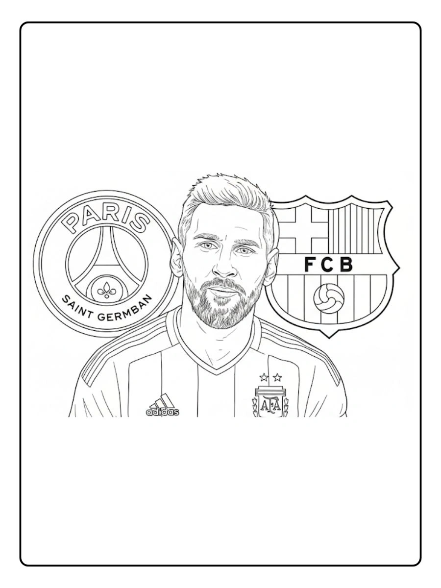 messi inter miami desenho