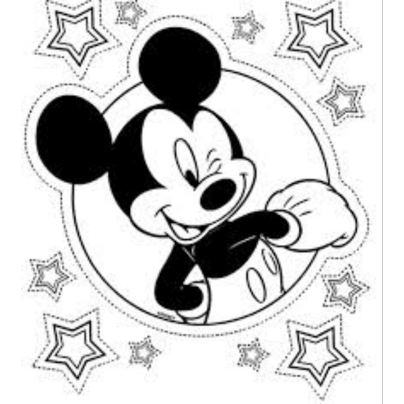 mickey mouse praia para colorir