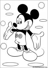 mickey mouse e pluto para colorir