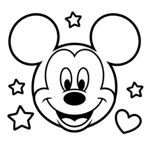 mickey mouse desenhos clássicos para colorir