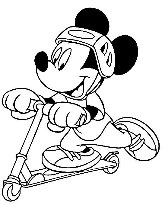 desenho do mickey e minnie para colorir