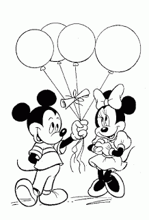 mickey mouse safari para colorir