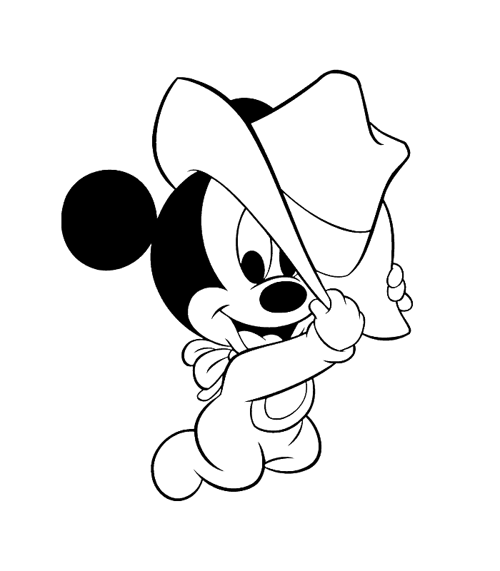 mickey mouse safari para colorir