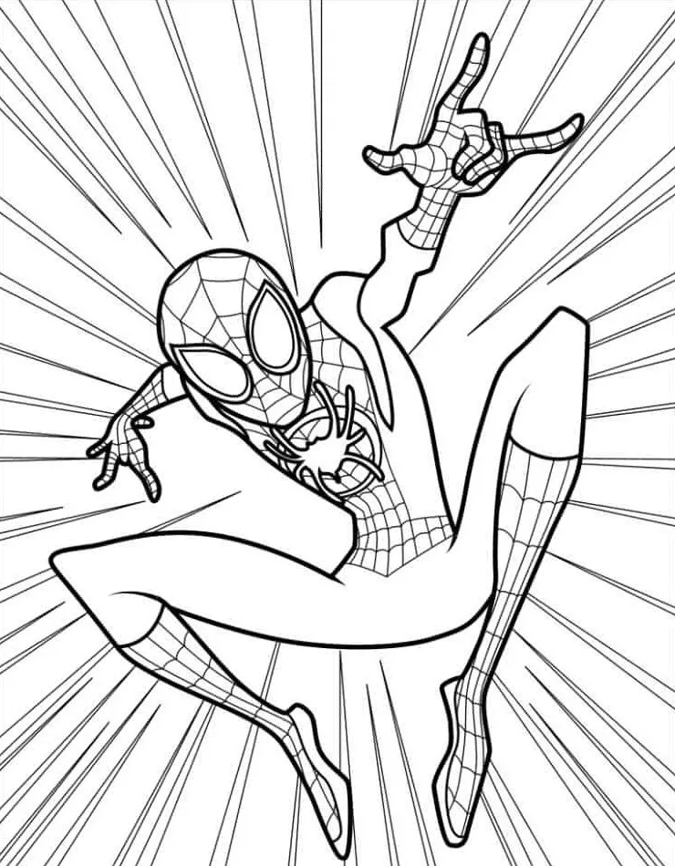 homem aranha aranhaverso para imprimir