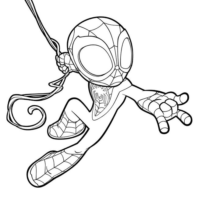 desenho do spider-man no aranhaverso