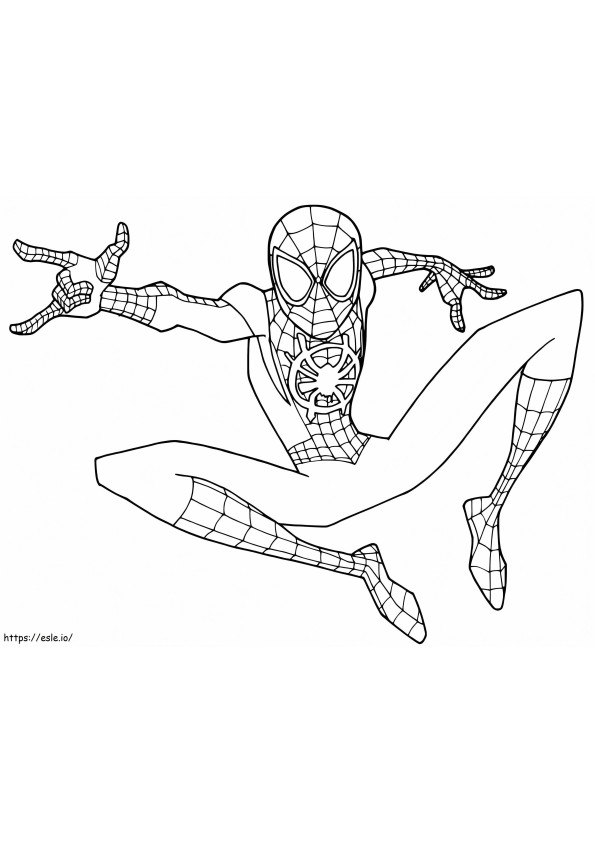 desenho do miles morales jovem