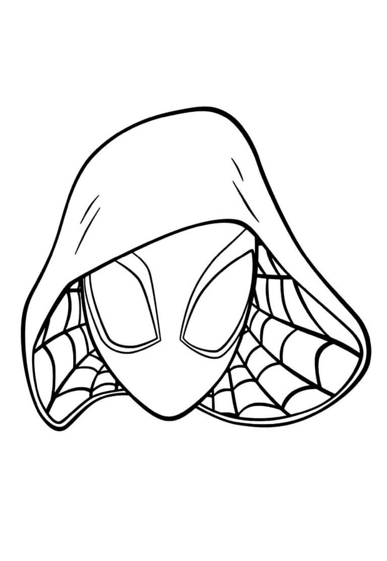miles morales com casaco para colorir